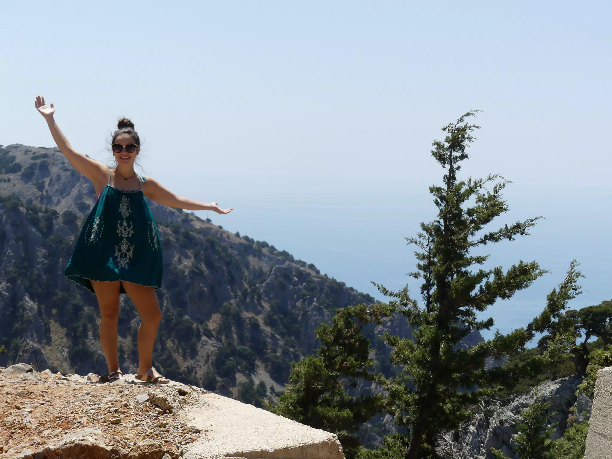 Emily Grice on Crete