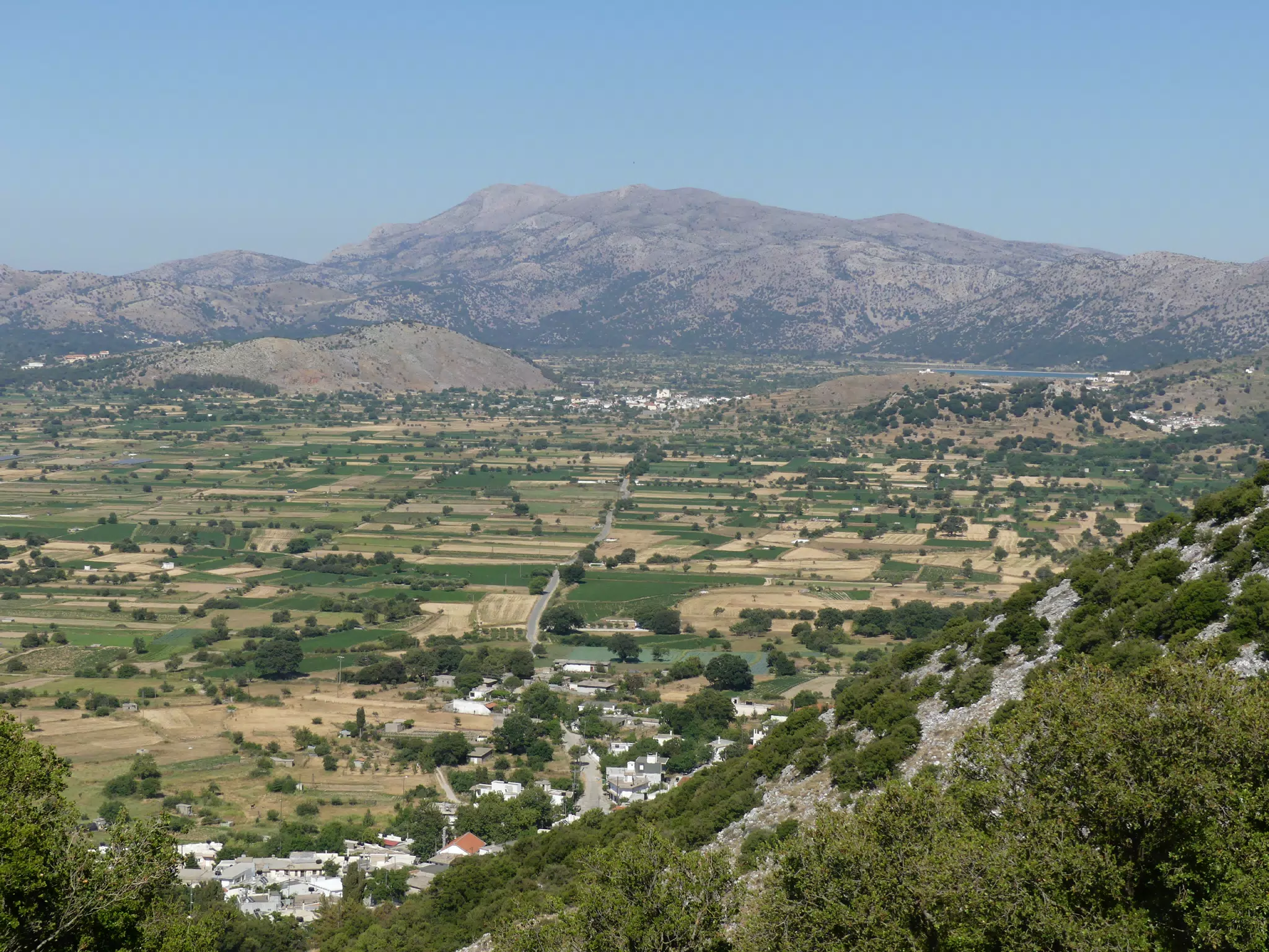 Lasithi Plateau from Psychro Cave