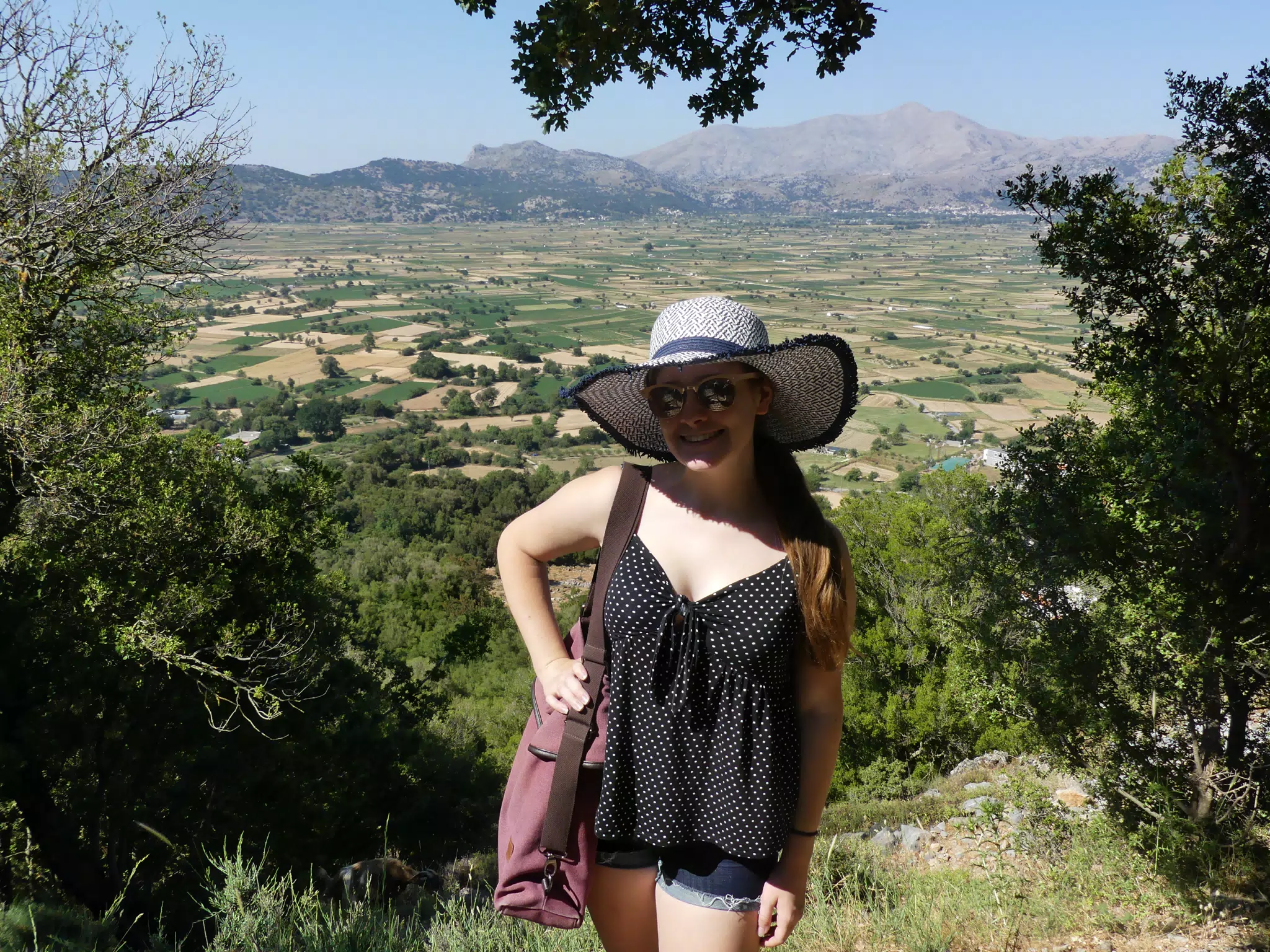 Teen Girl from Psychro Cave Above the Lasithi Plateau