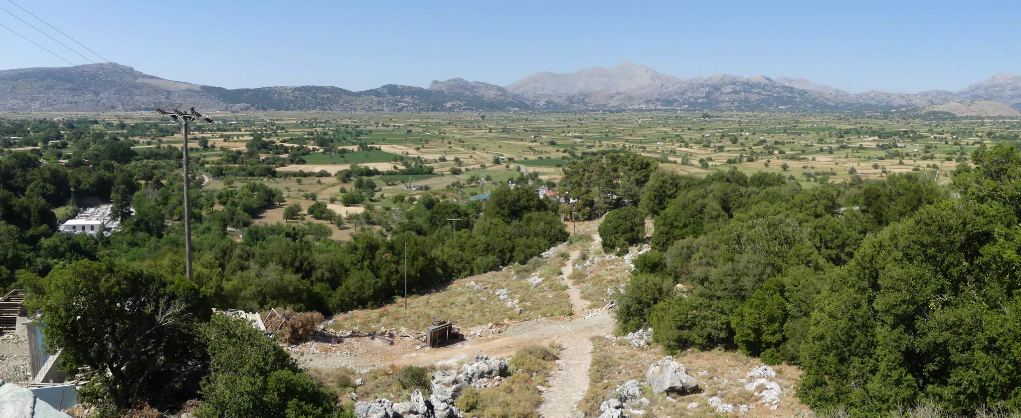 Panorama of the Lasithi Plateau