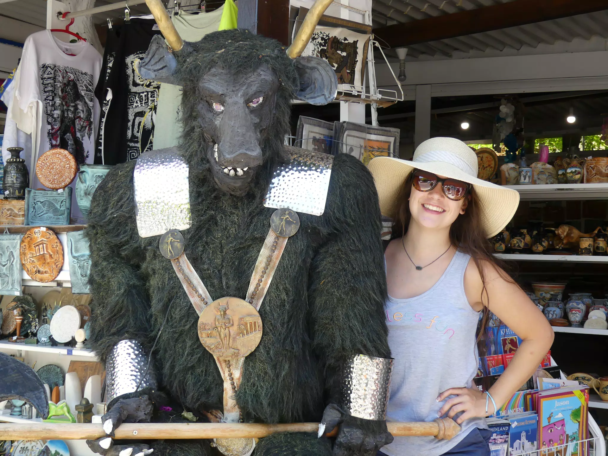 Emily with the Minotaur Near Knossos