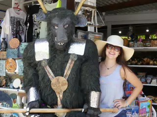 Emily with the Minotaur Near Knossos