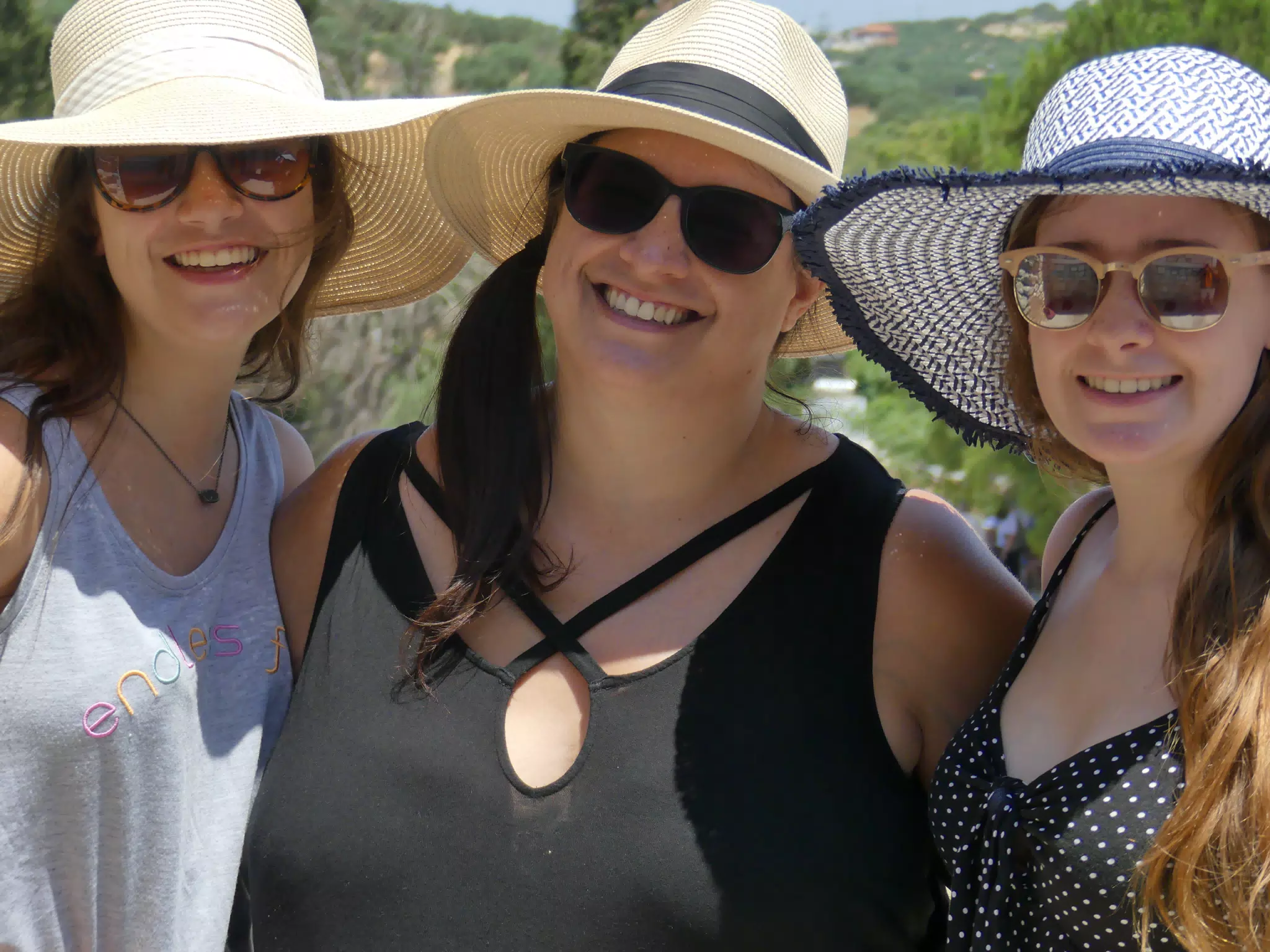 Emily, Dominica & Madeline at the Ruins of Knossos