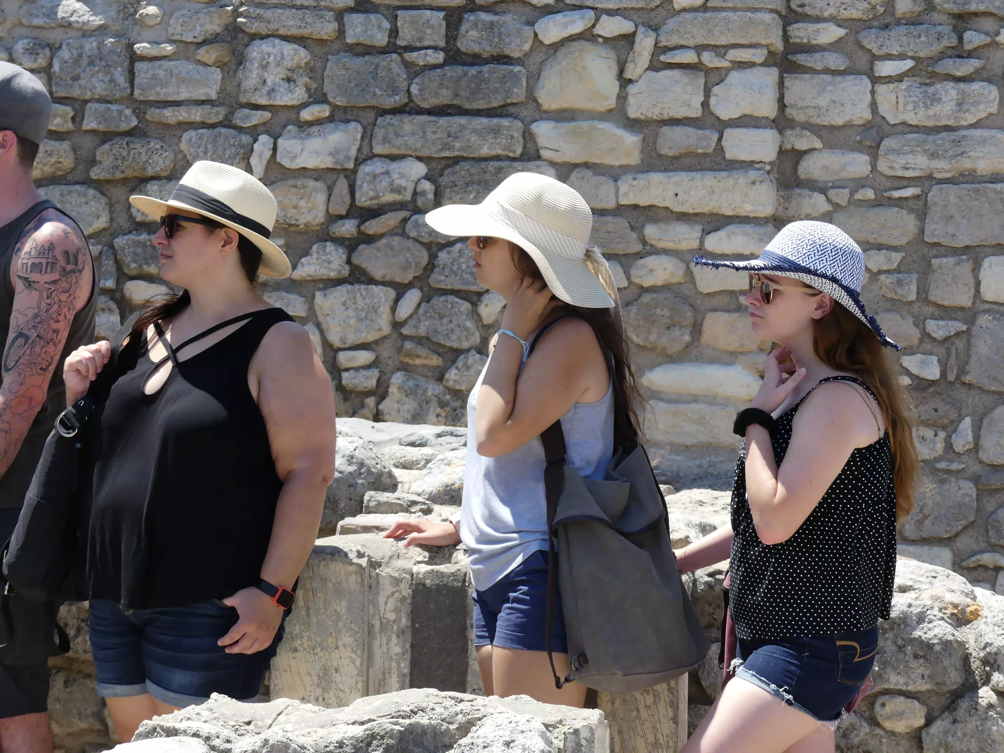 Dominica, Emily & Madeline at Knossos