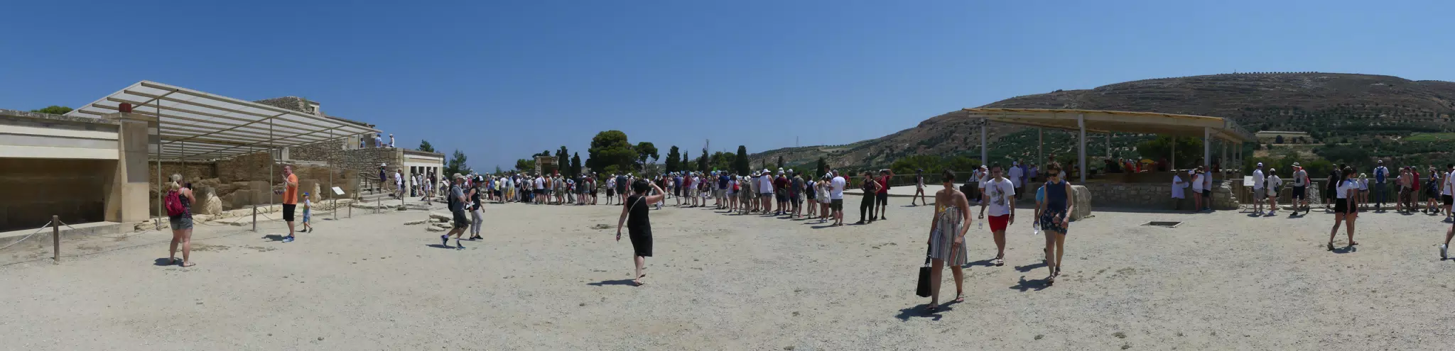 Panorama of the Ruins of Knossos