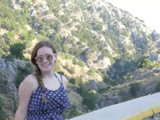 Madeline in Sunglasses by Canyon on Crete