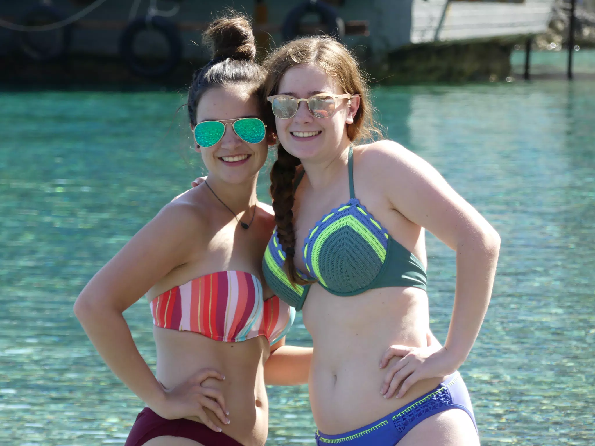 Emily and Madeline at Glyka Nera