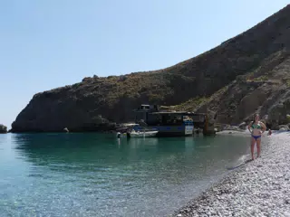 Madeline on Glyka Nera Beach