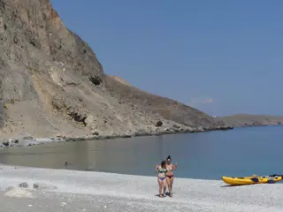 Glyka Nera Beach on Crete Greece