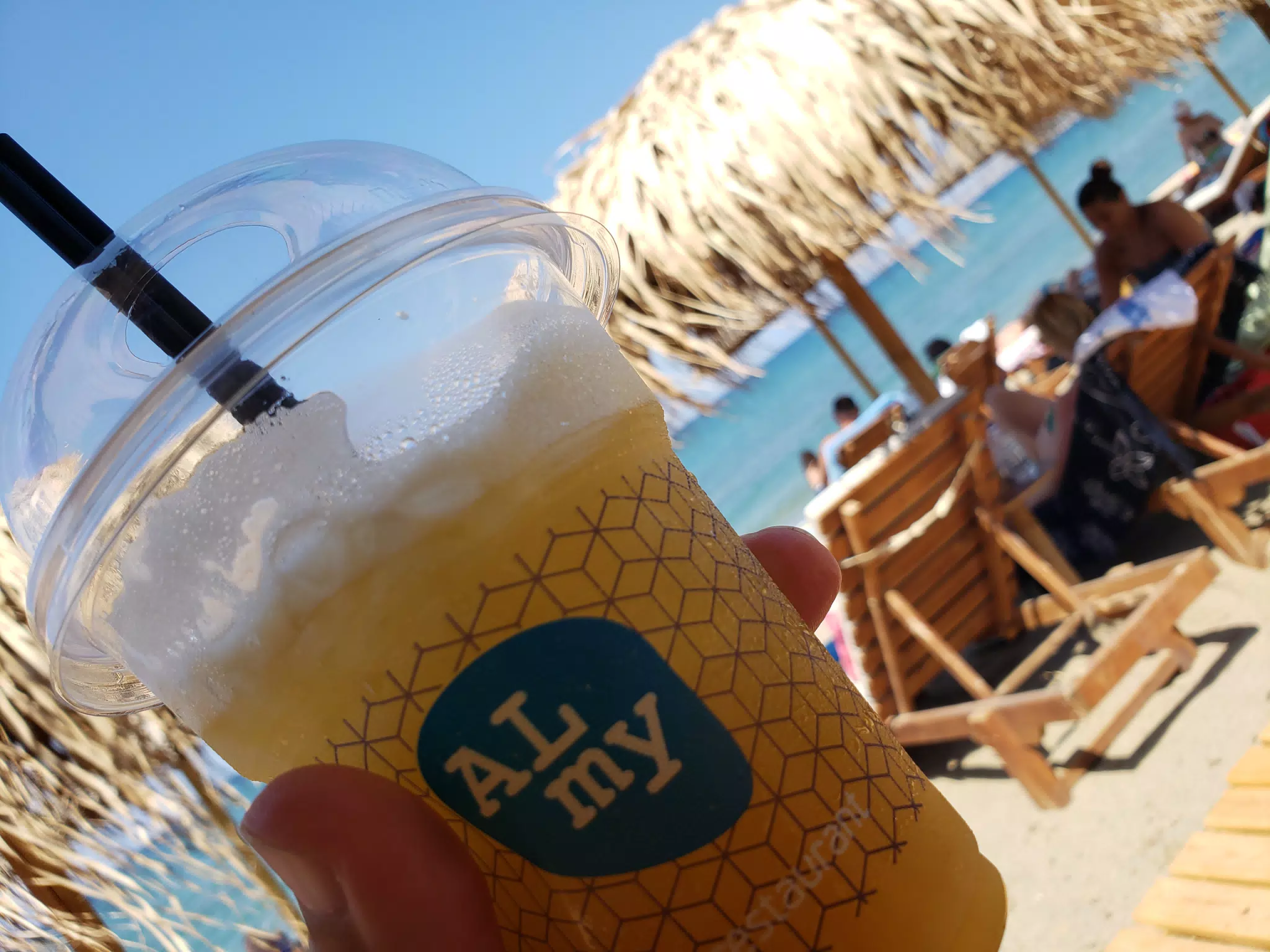 Kolatsos Beach Drink from the ALmy Hotel, Crete