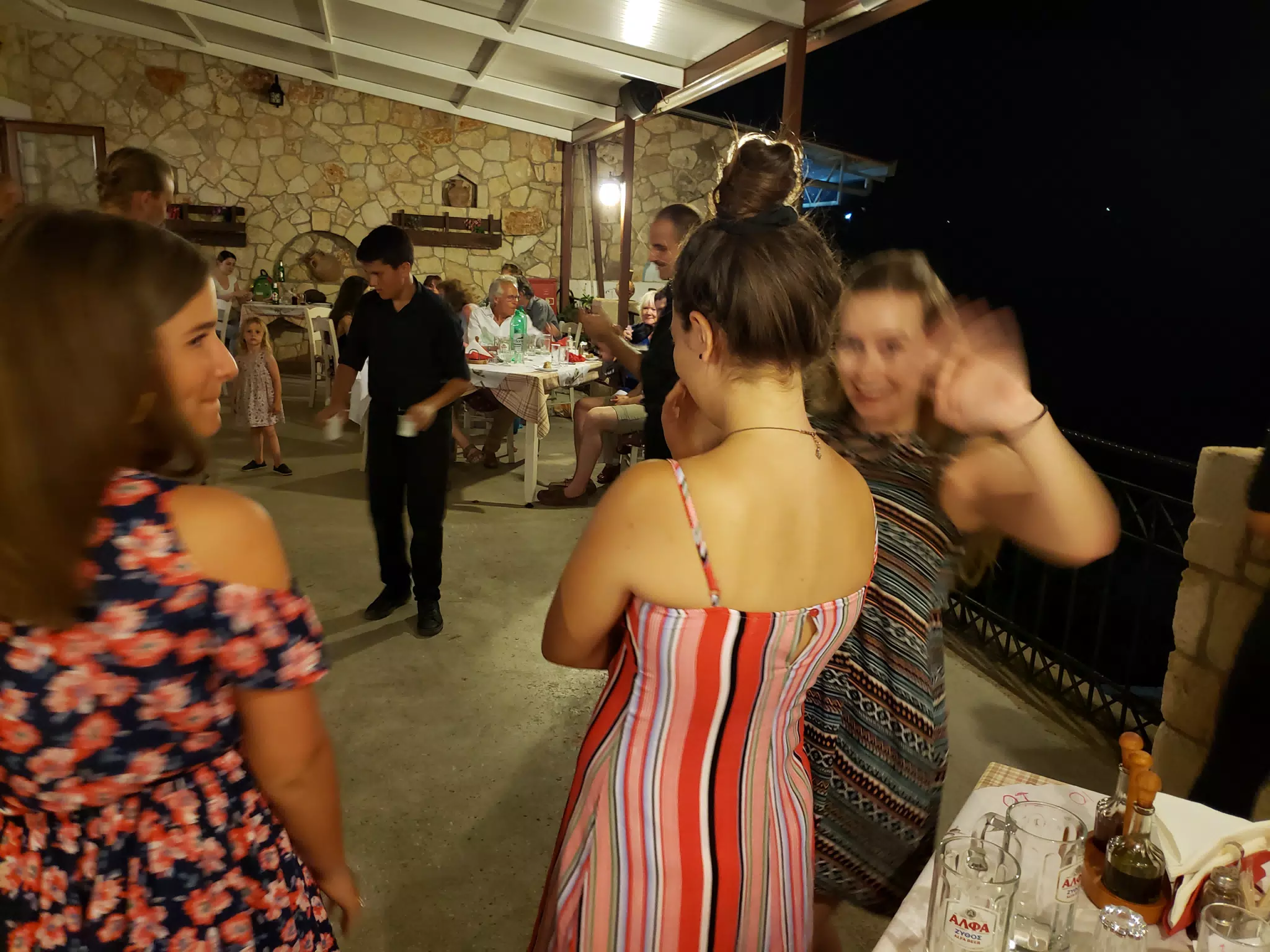 The Girls Dancing at the Cretan Corner, Aptera, Greece