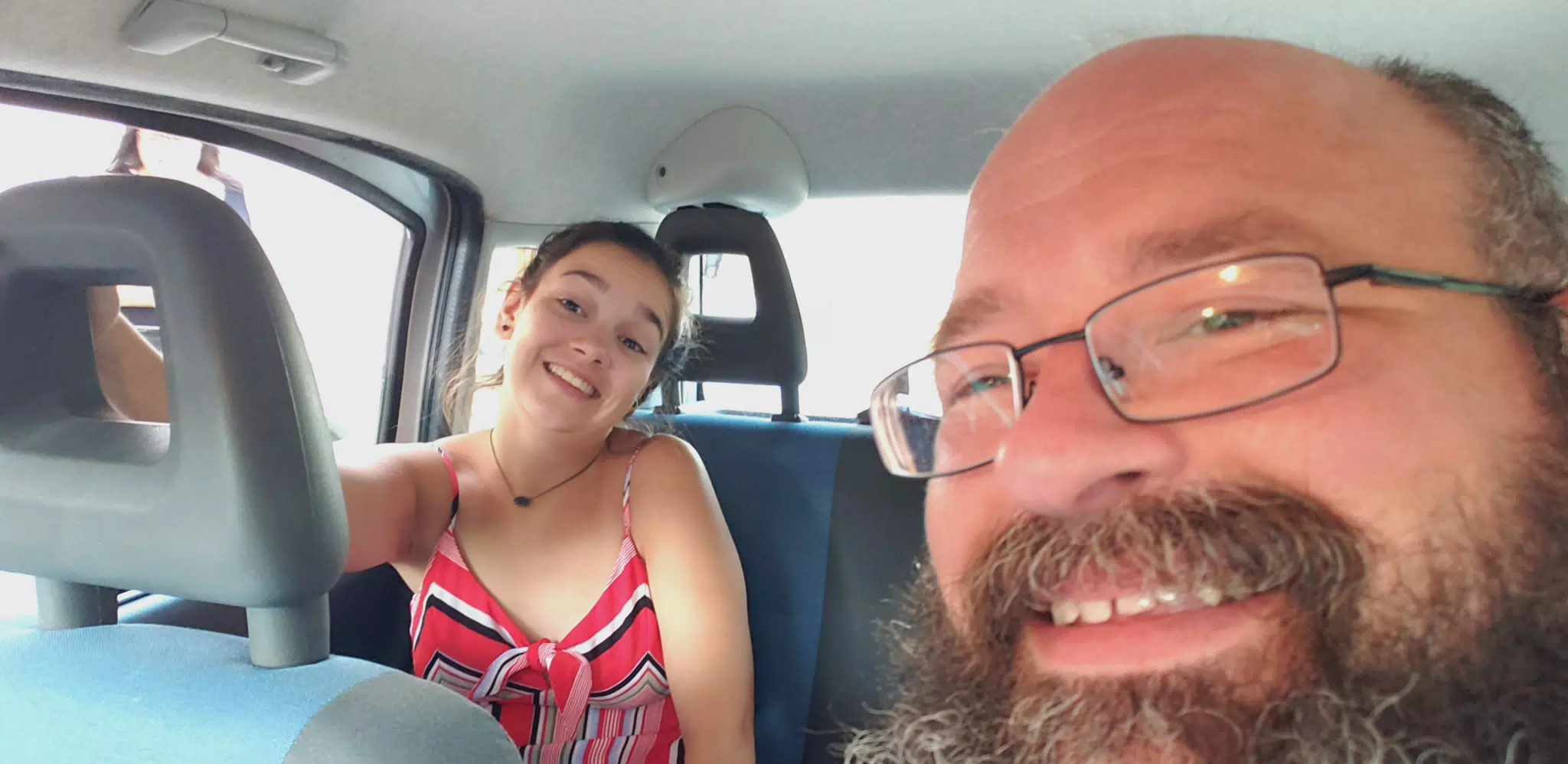 Drunk Emily in the Fiat Panda Heading to the Cretan Corner