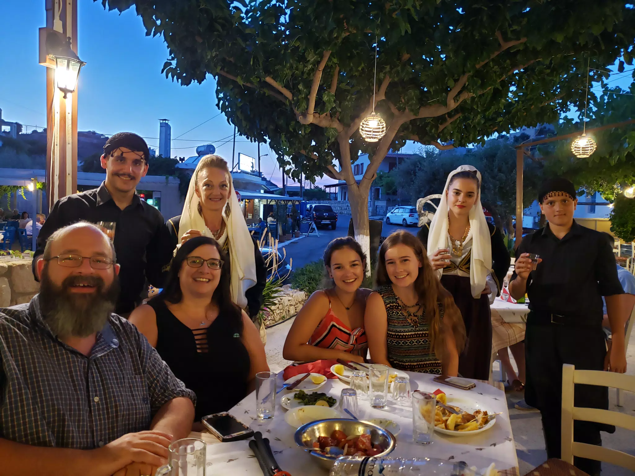 Family Portrait at the Cretan Corner in Aptera