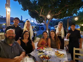 Family Portrait at the Cretan Corner in Aptera