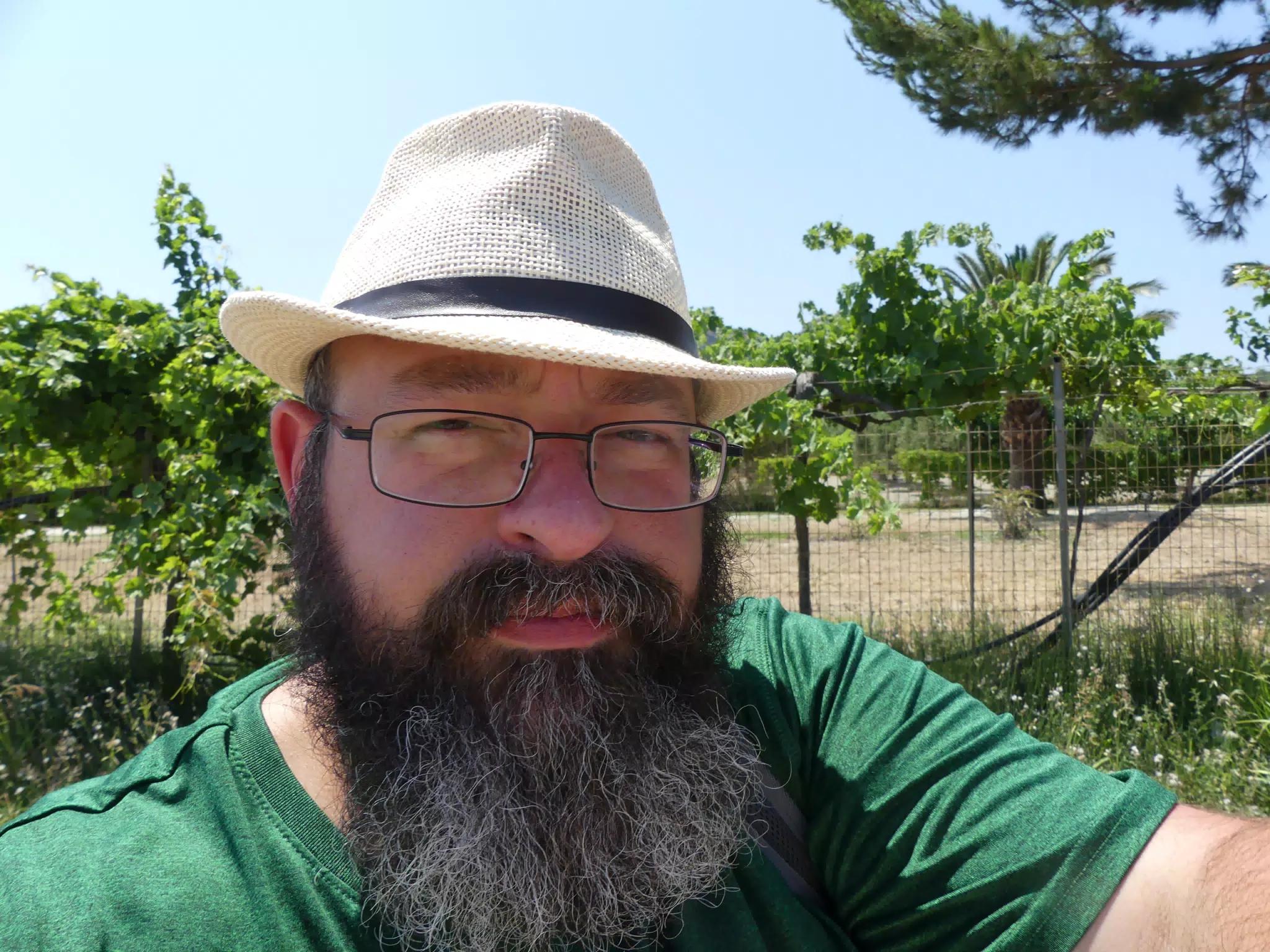 Scott on the Beach with Fedora Hat