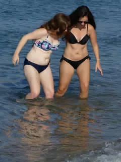 Sisters On the Beach