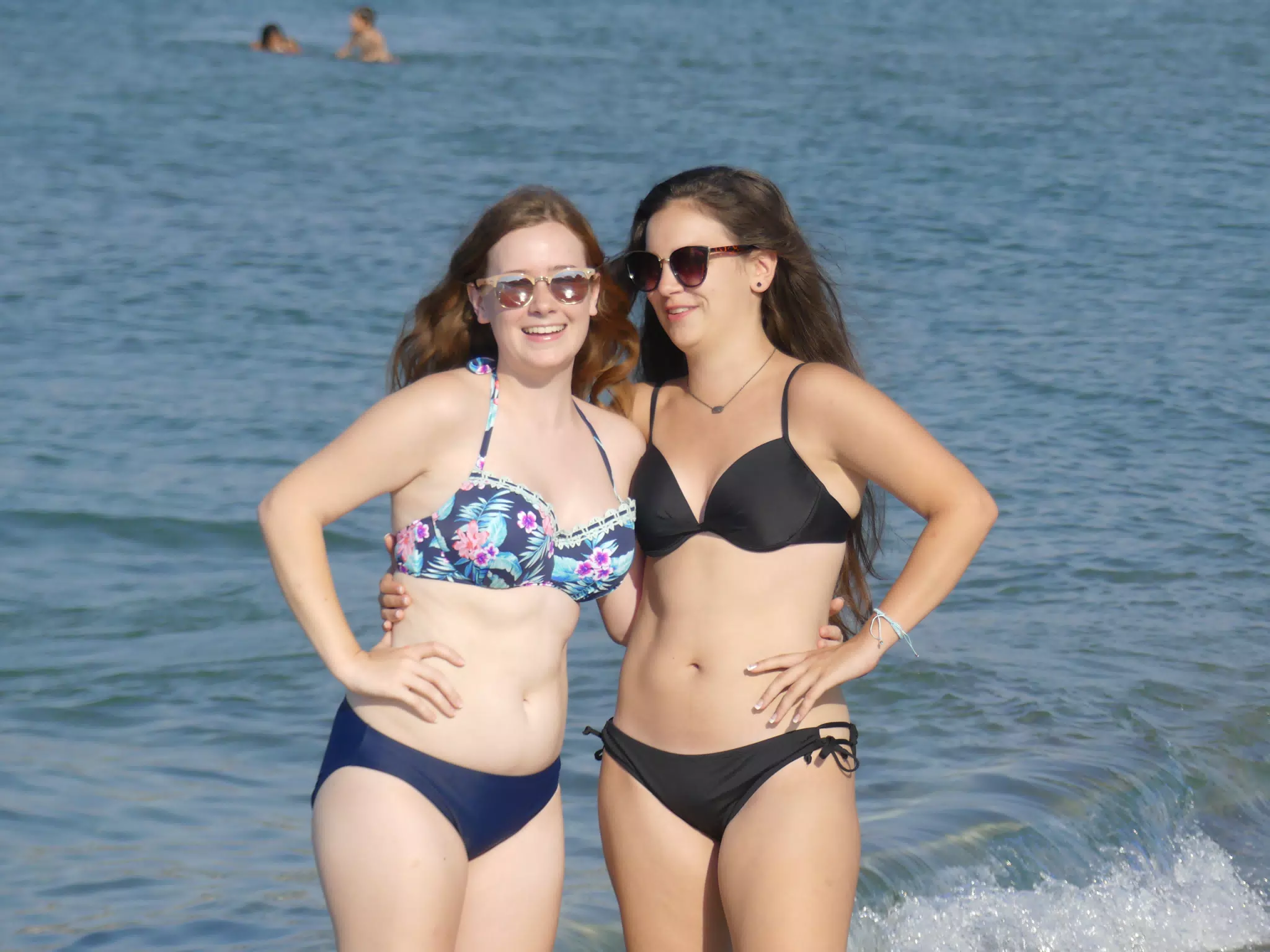 Laughing Girl on Greek Beach