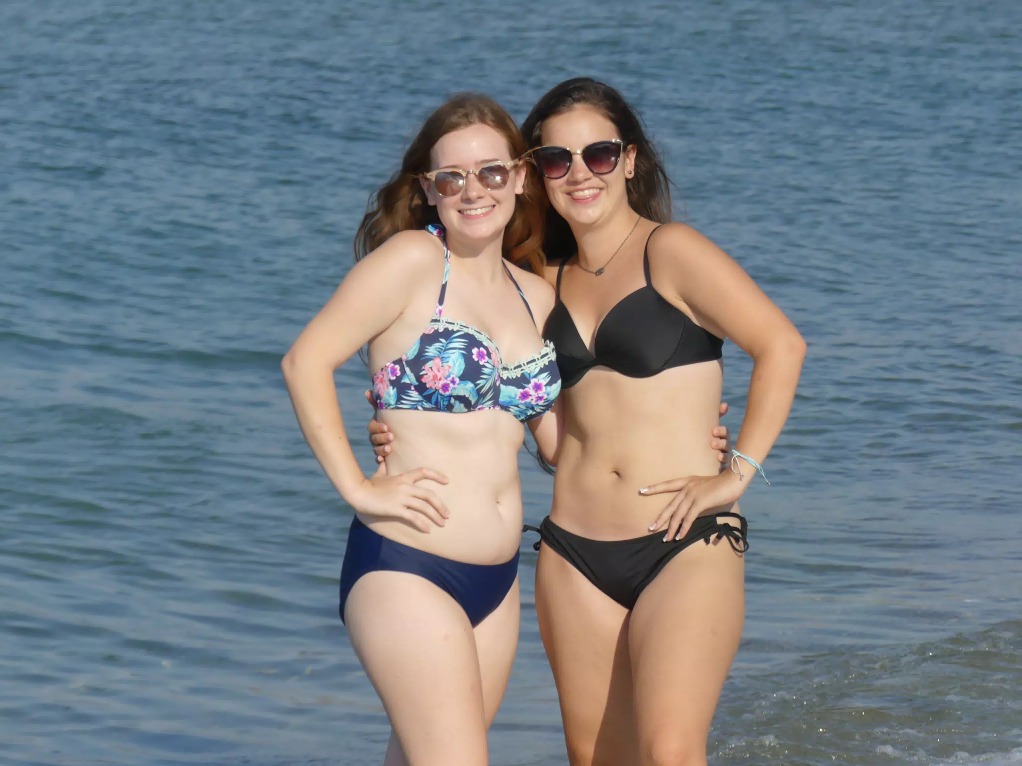 Girls on Beach on Crete