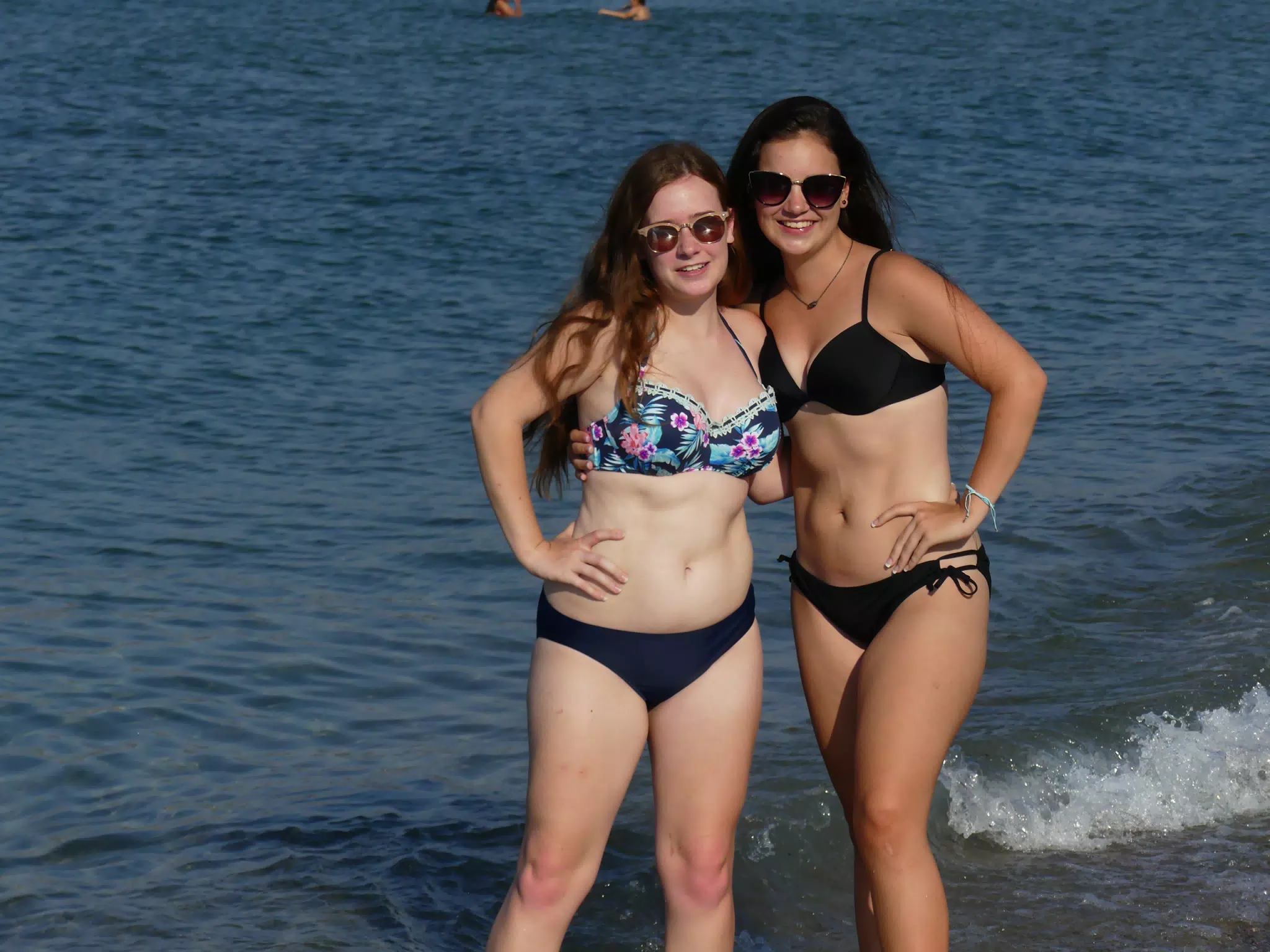 Teens on the Cretan Beach