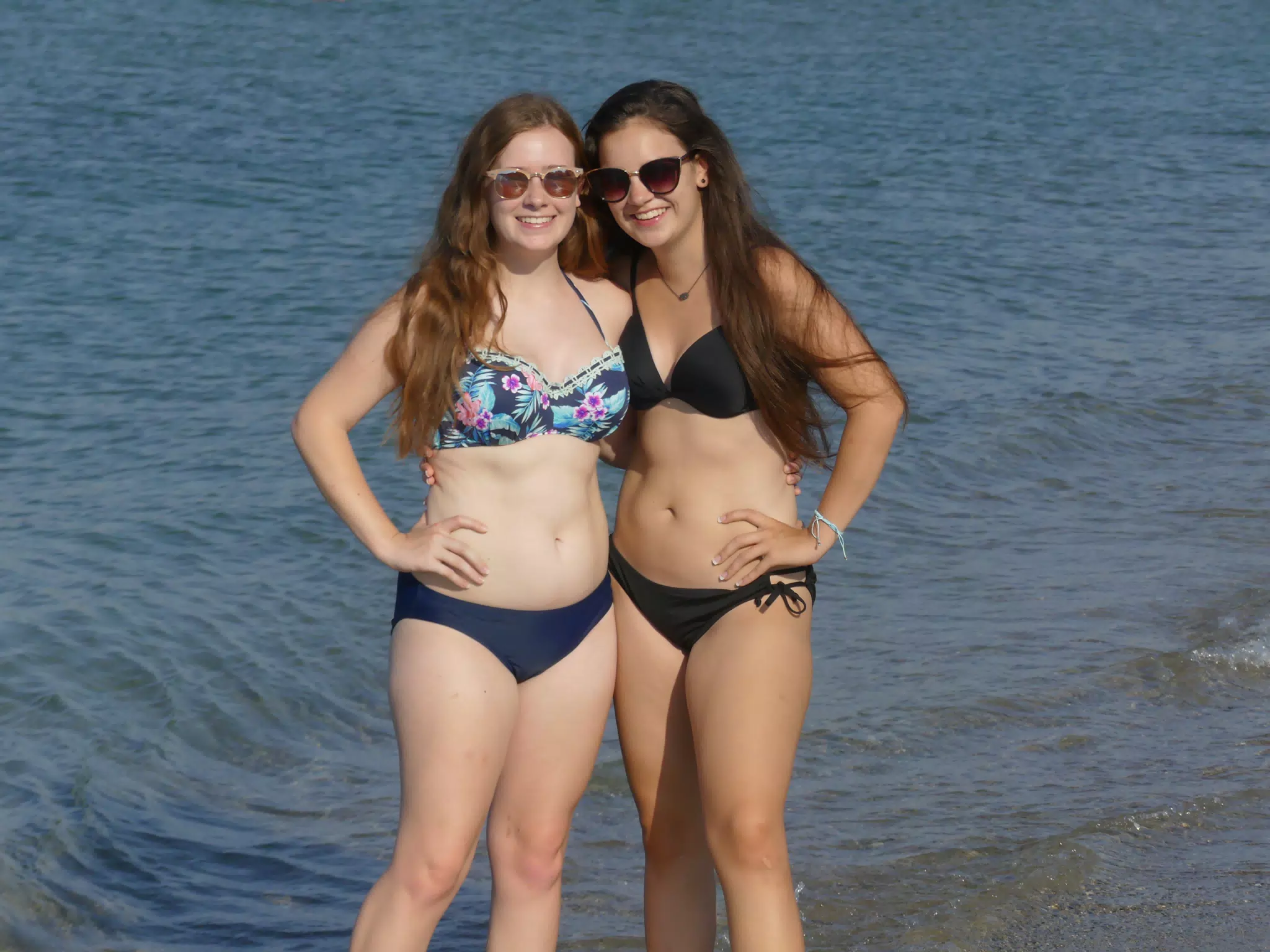 Grice Sisters on Kolatsos Beach on Crete