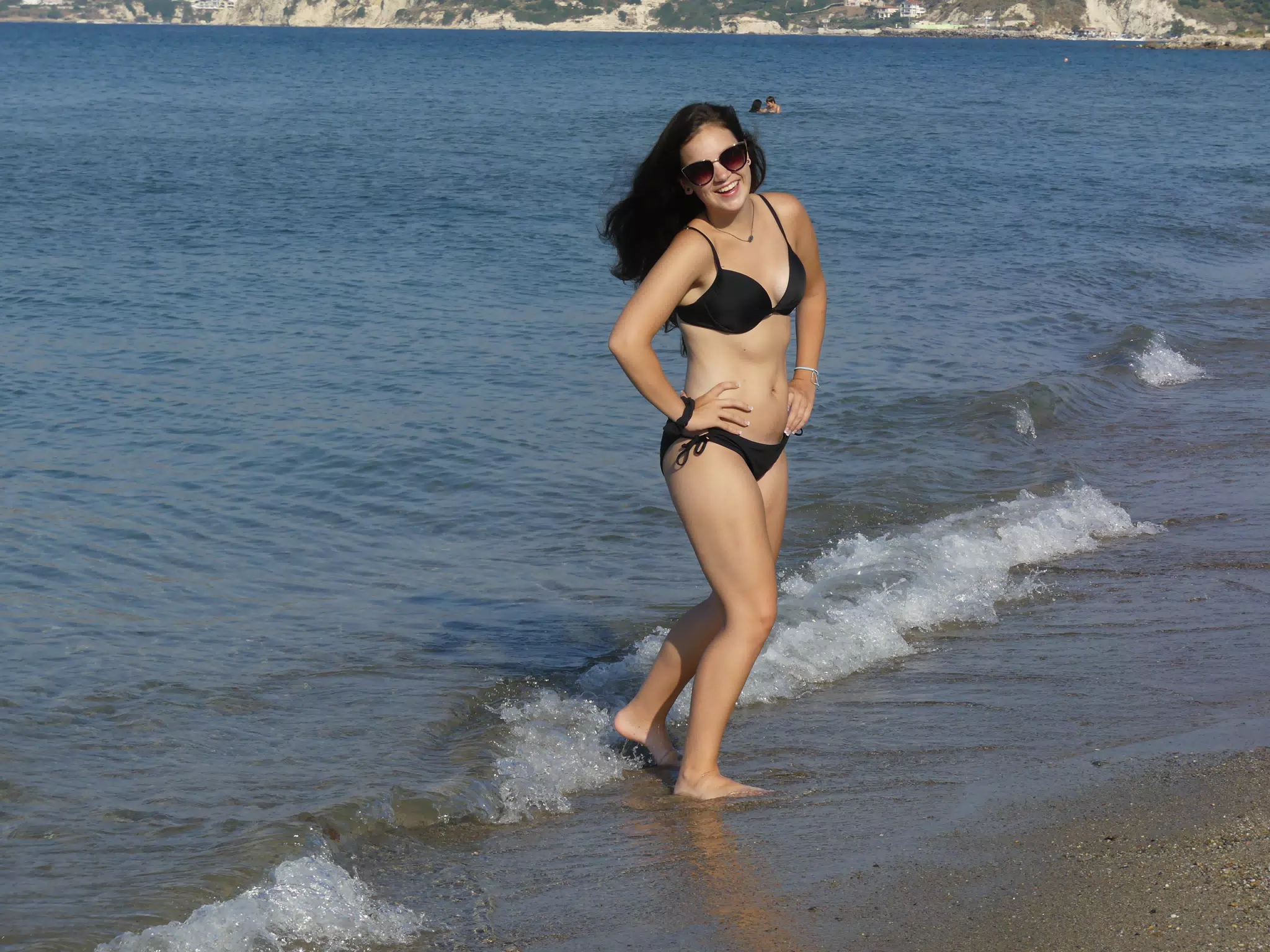 Emily Grice in the Aegean Sea