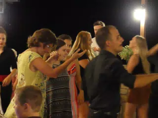 Folk Dancing at the Cretan Corner