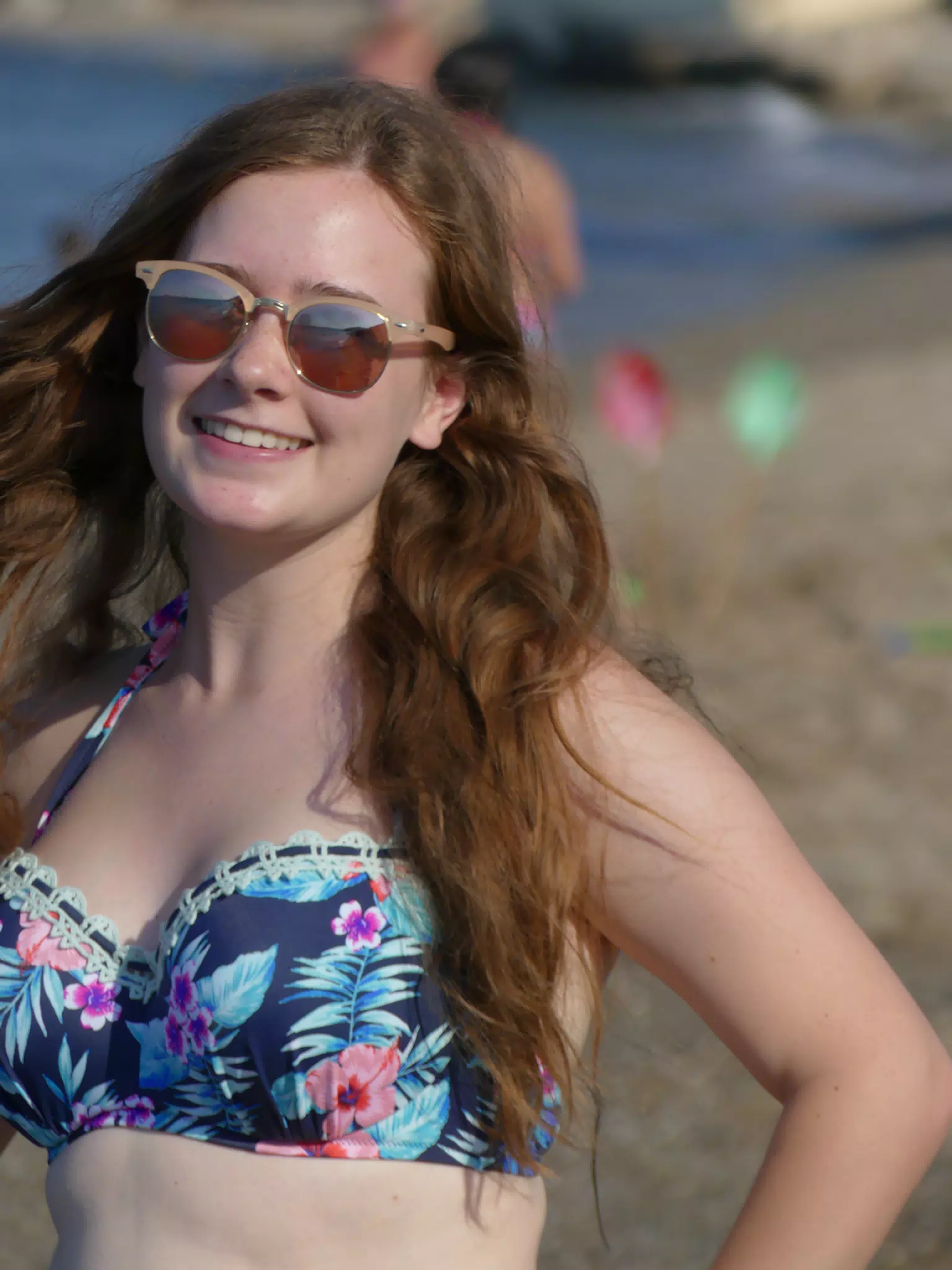 Madeline on Beach on Crete