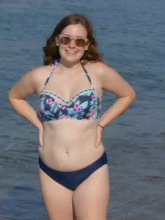 Madeline Posing on the Beach