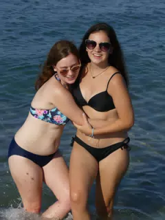 Grice Sisters on the Beach