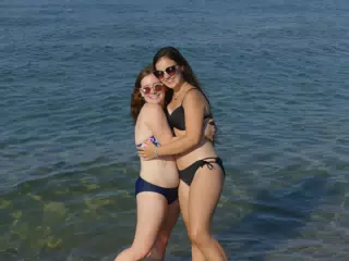 Grice Sisters on Kolatsos Beach, Crete