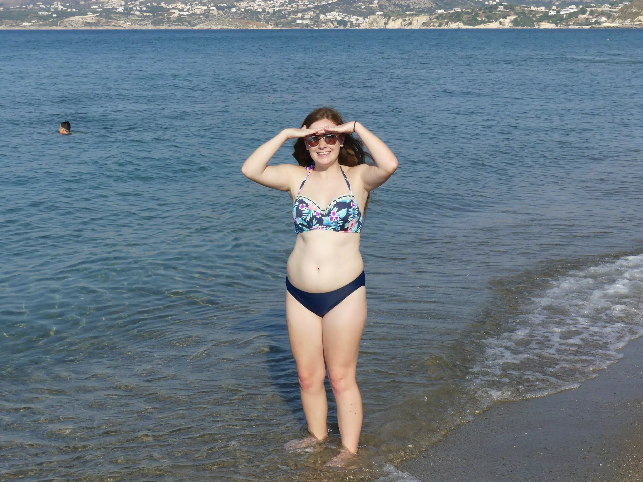 Madeline Grice on Kolatsos Beach