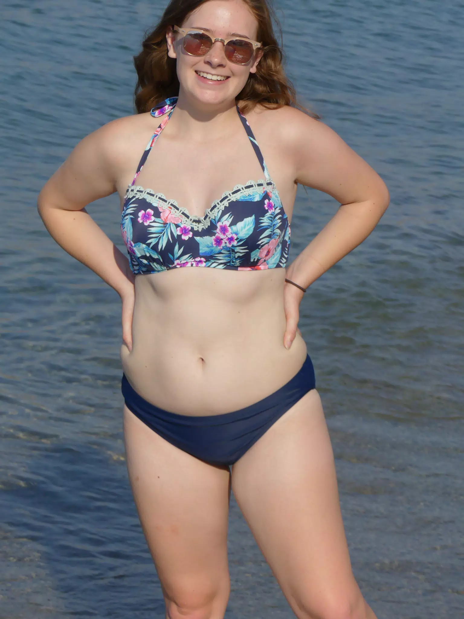 Madeline Posing in the Sea