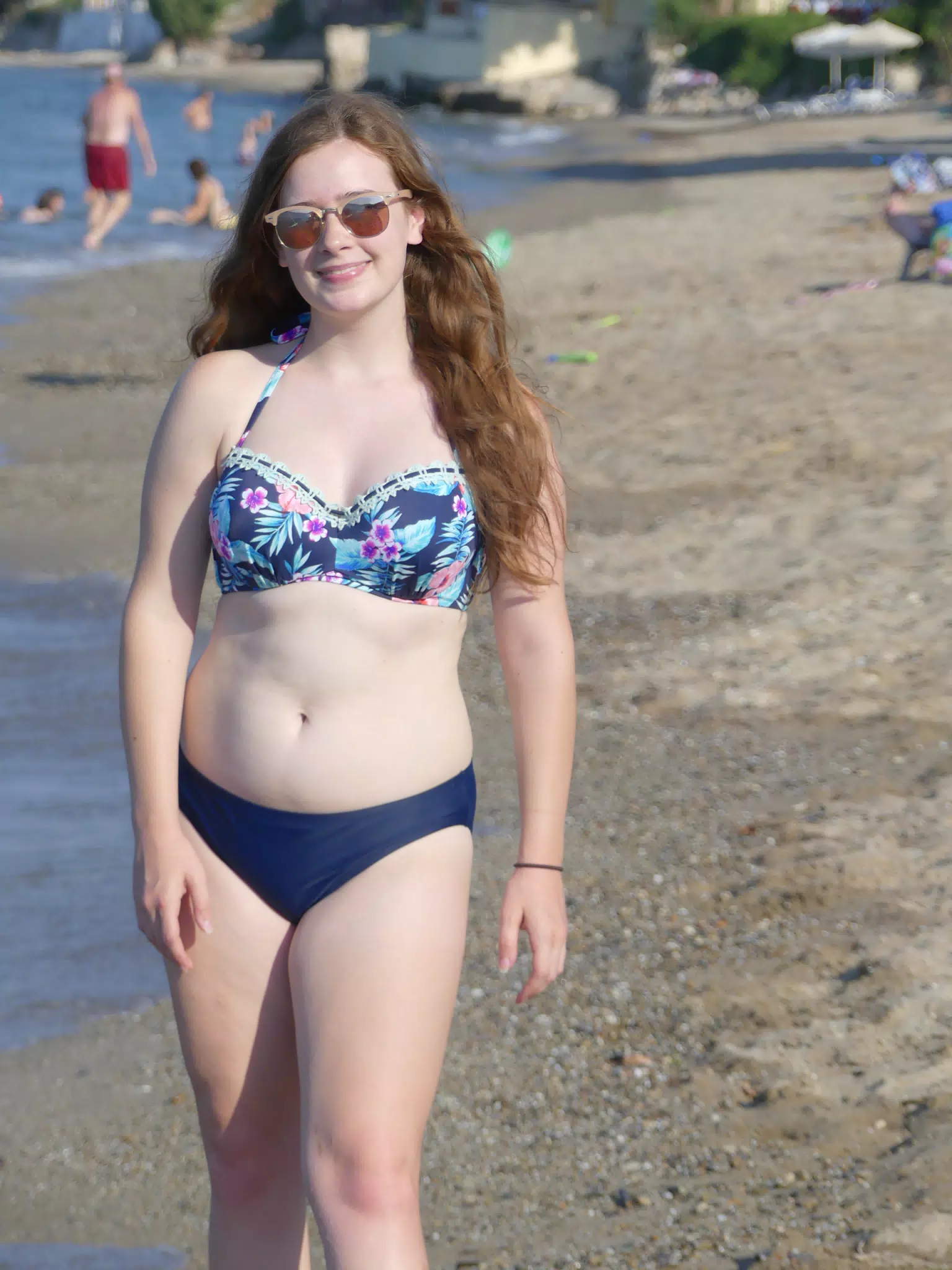 Teen Girl on Greek Beach