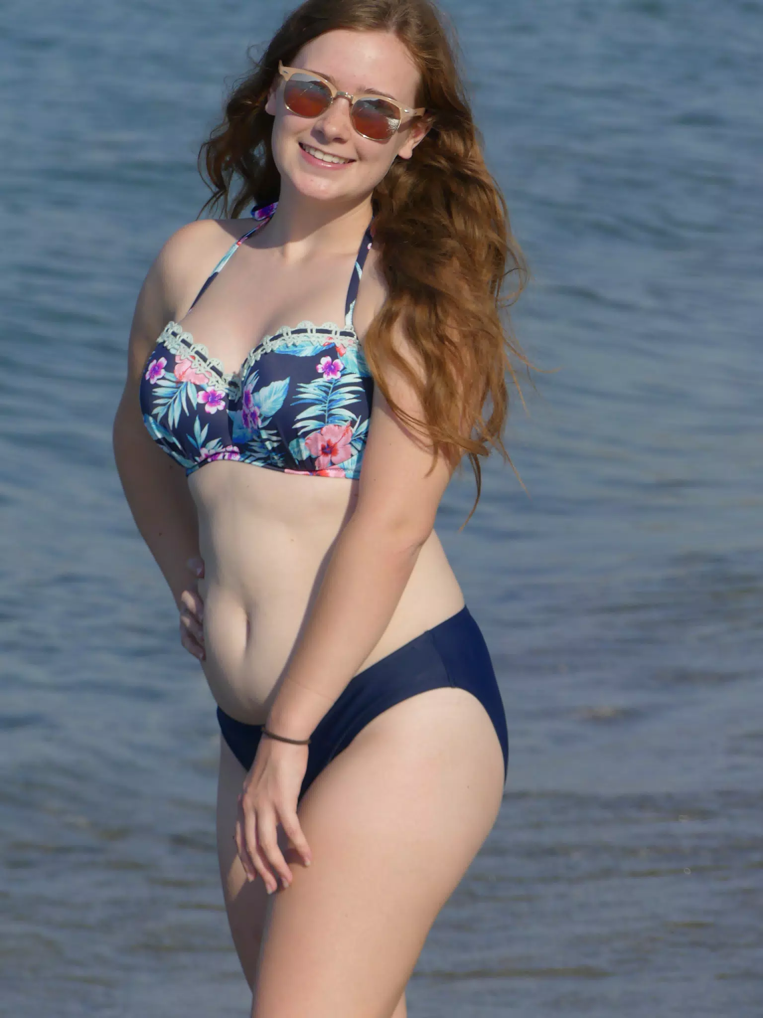 Madeline Posing on Beach