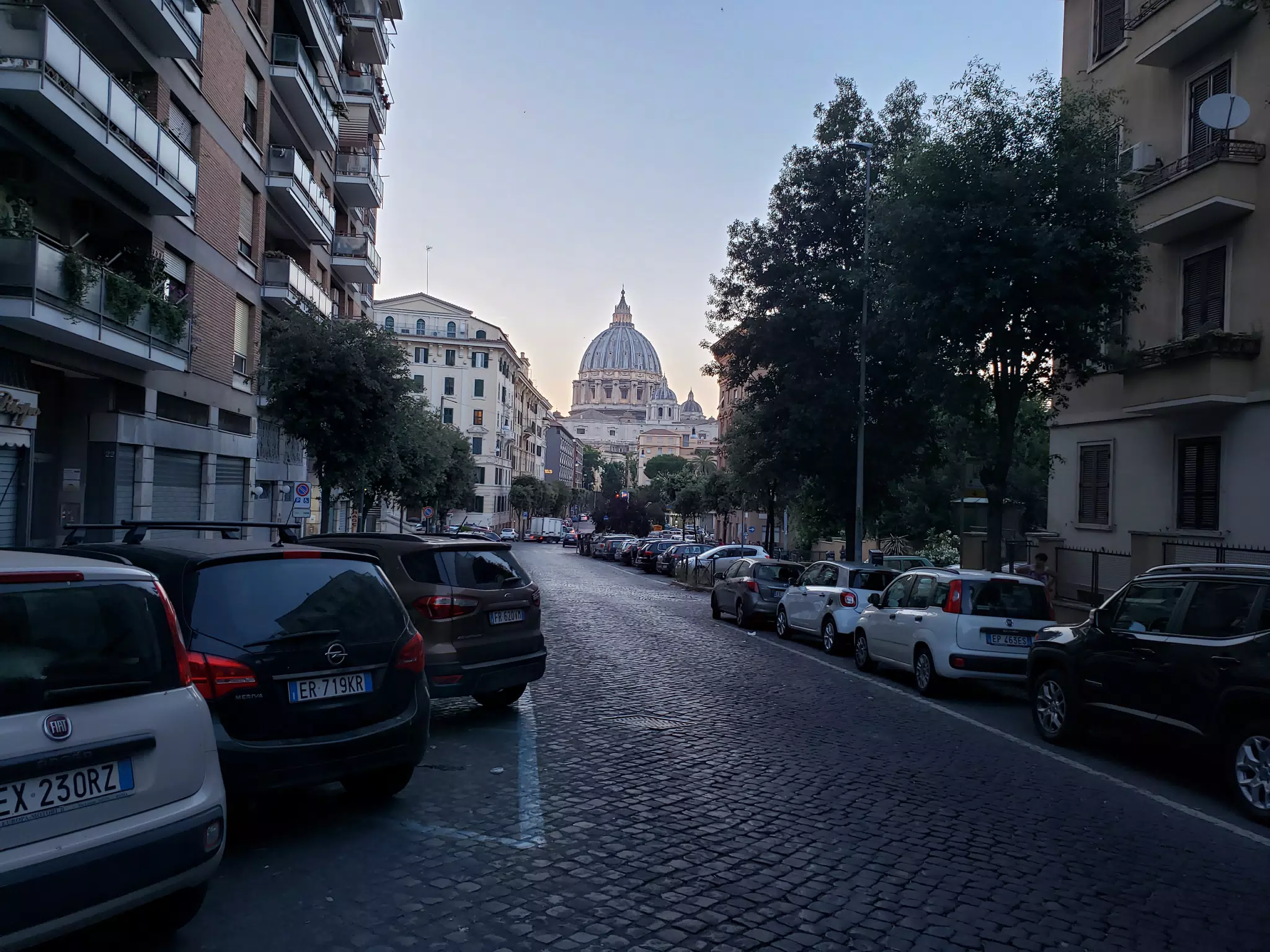Vatican City from Our Apartment in Rome
