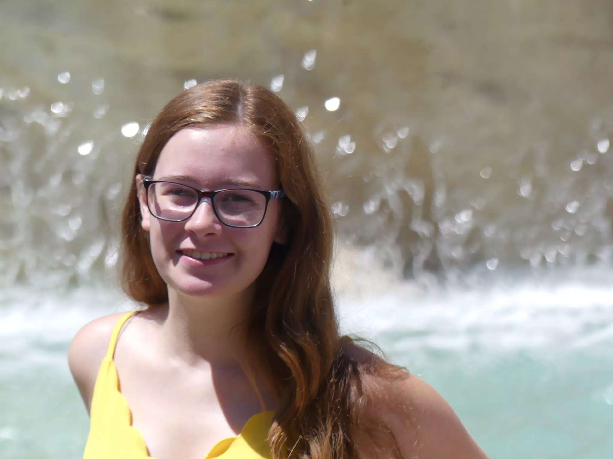 Madeline at Fountain