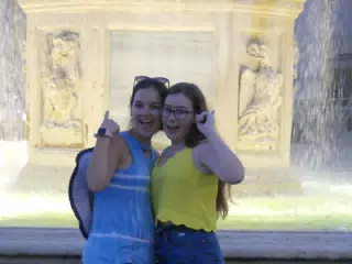Emily & Madeline in Vatican City