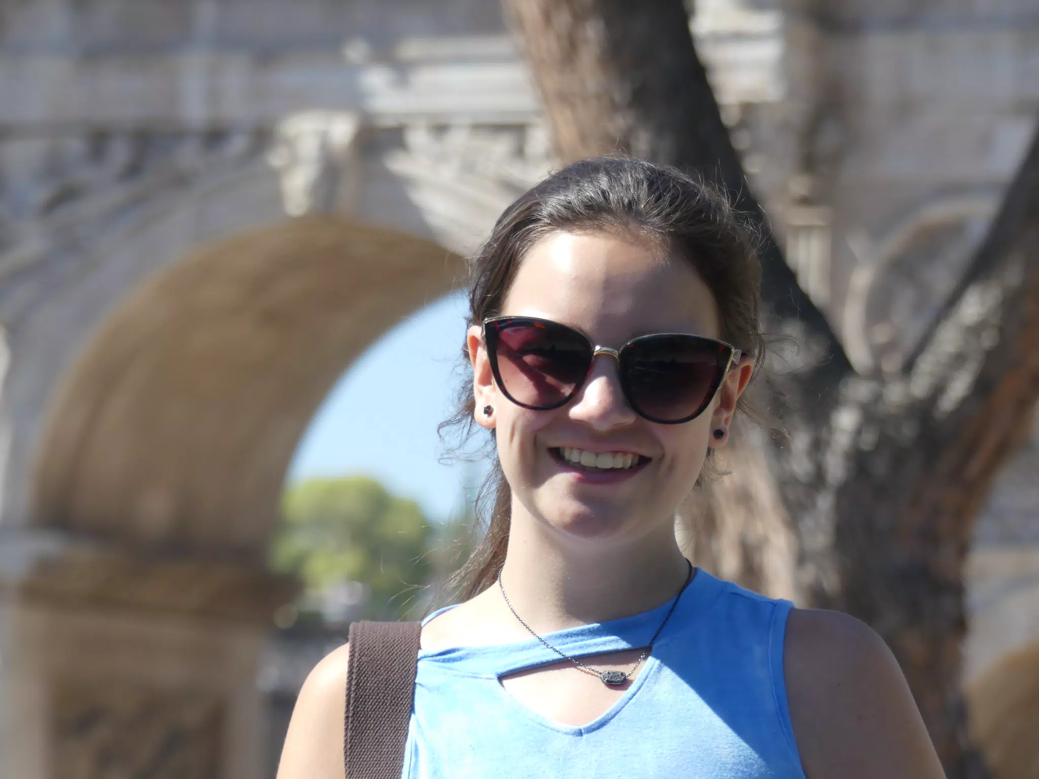 Emily Portrait at the Arch in Roma
