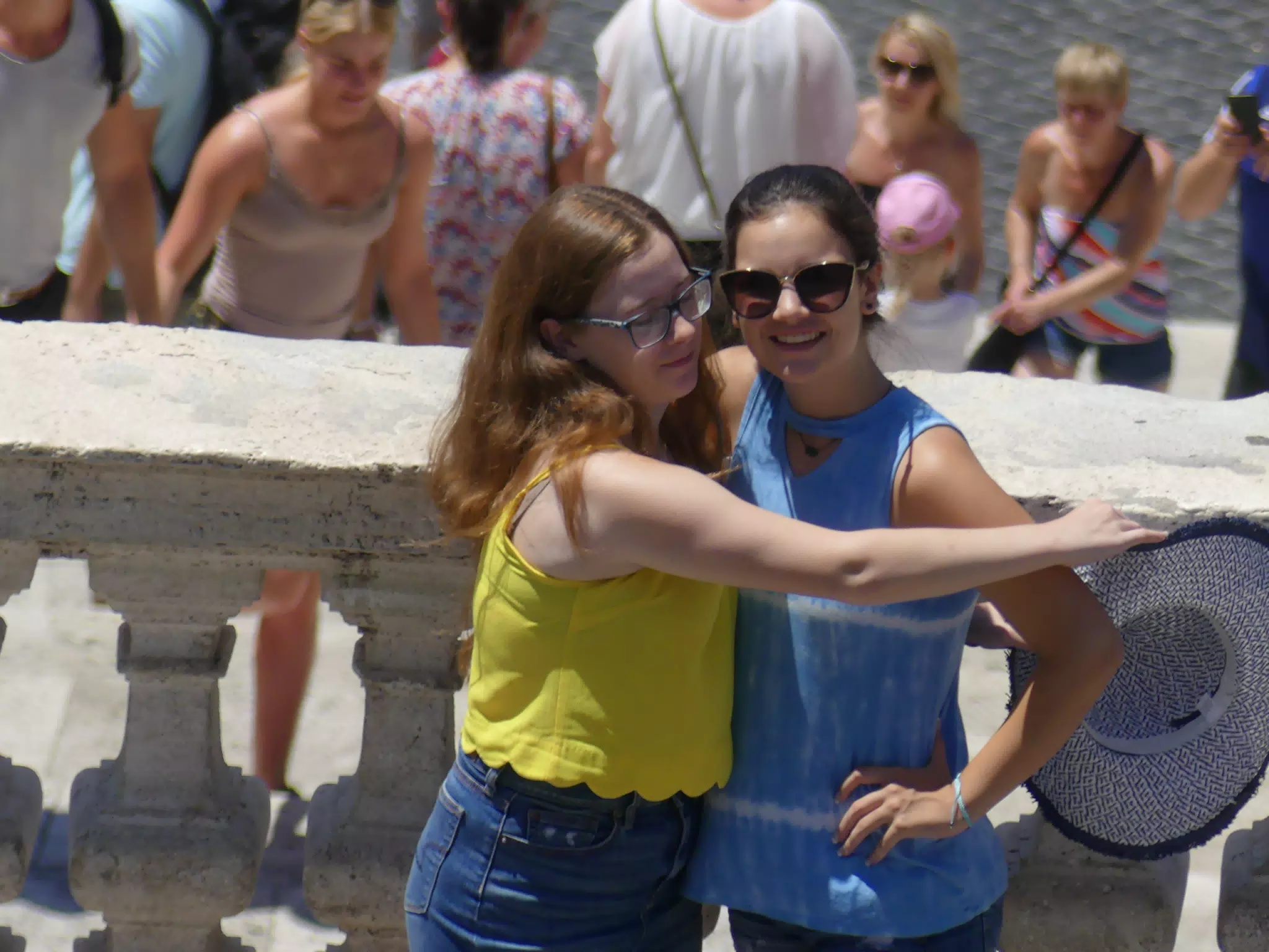 Girls on the Spanish Steps