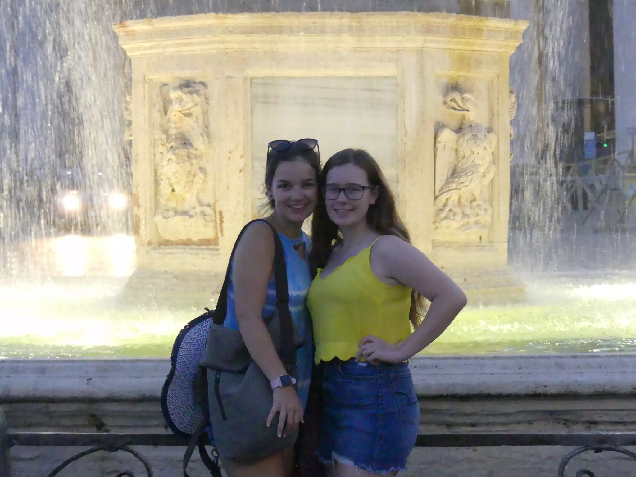 The Girls at the Vatican Fountain