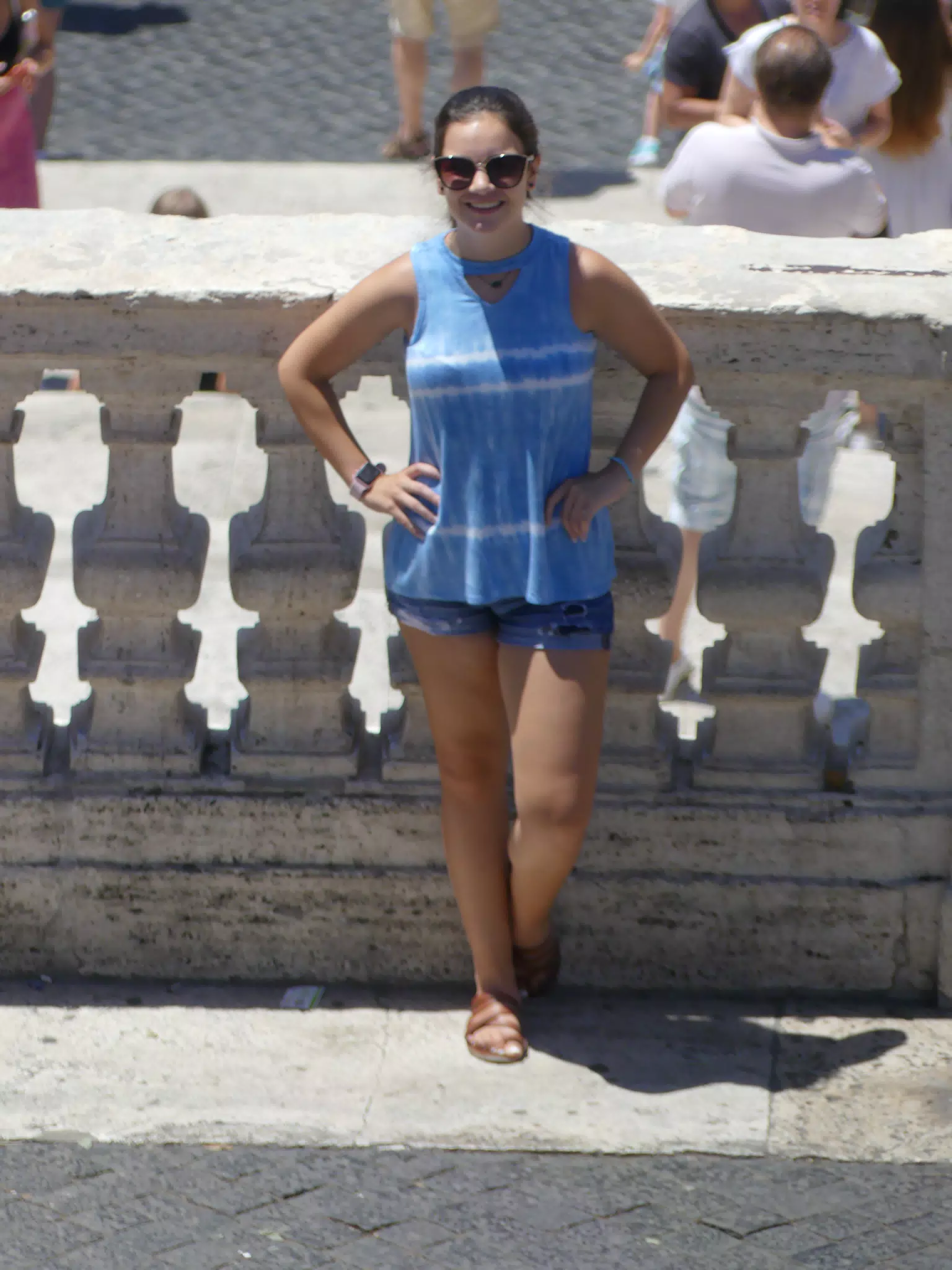 Emily on the Spanish Steps