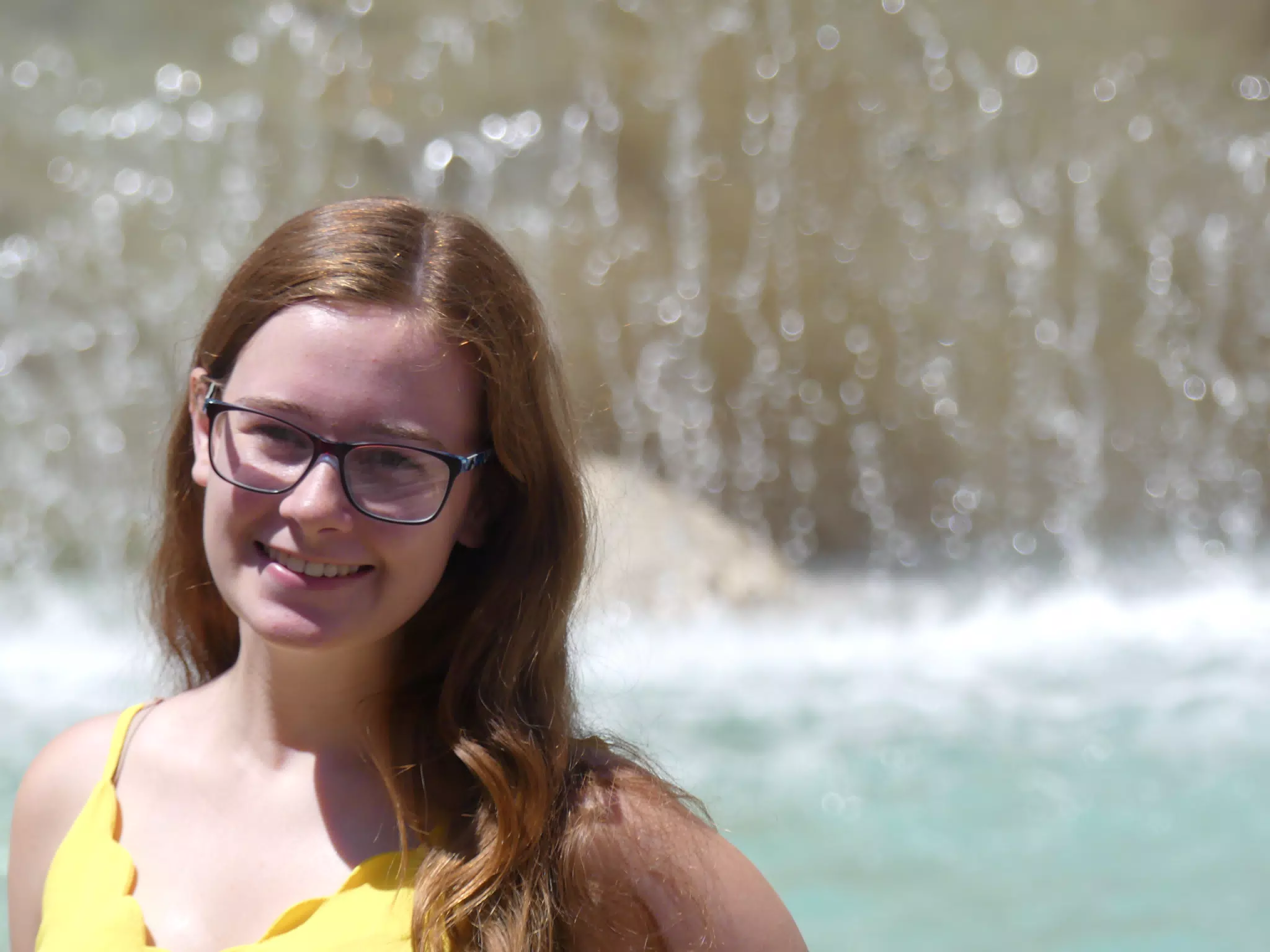 Madeline Portrait at Waterfall