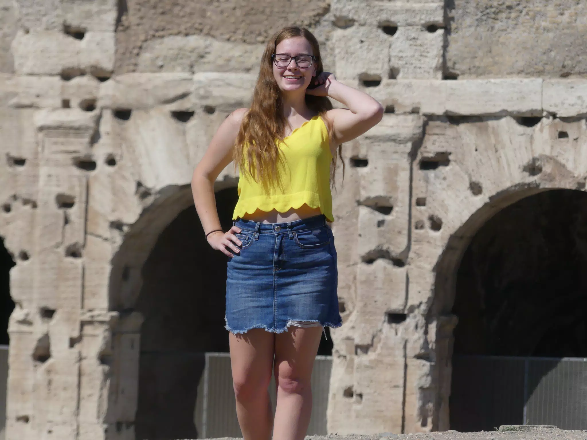Girl in Rome