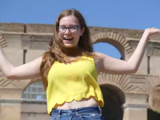 Teen Girl in Rome