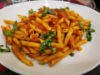 Penne a la Arrabiata in Rome