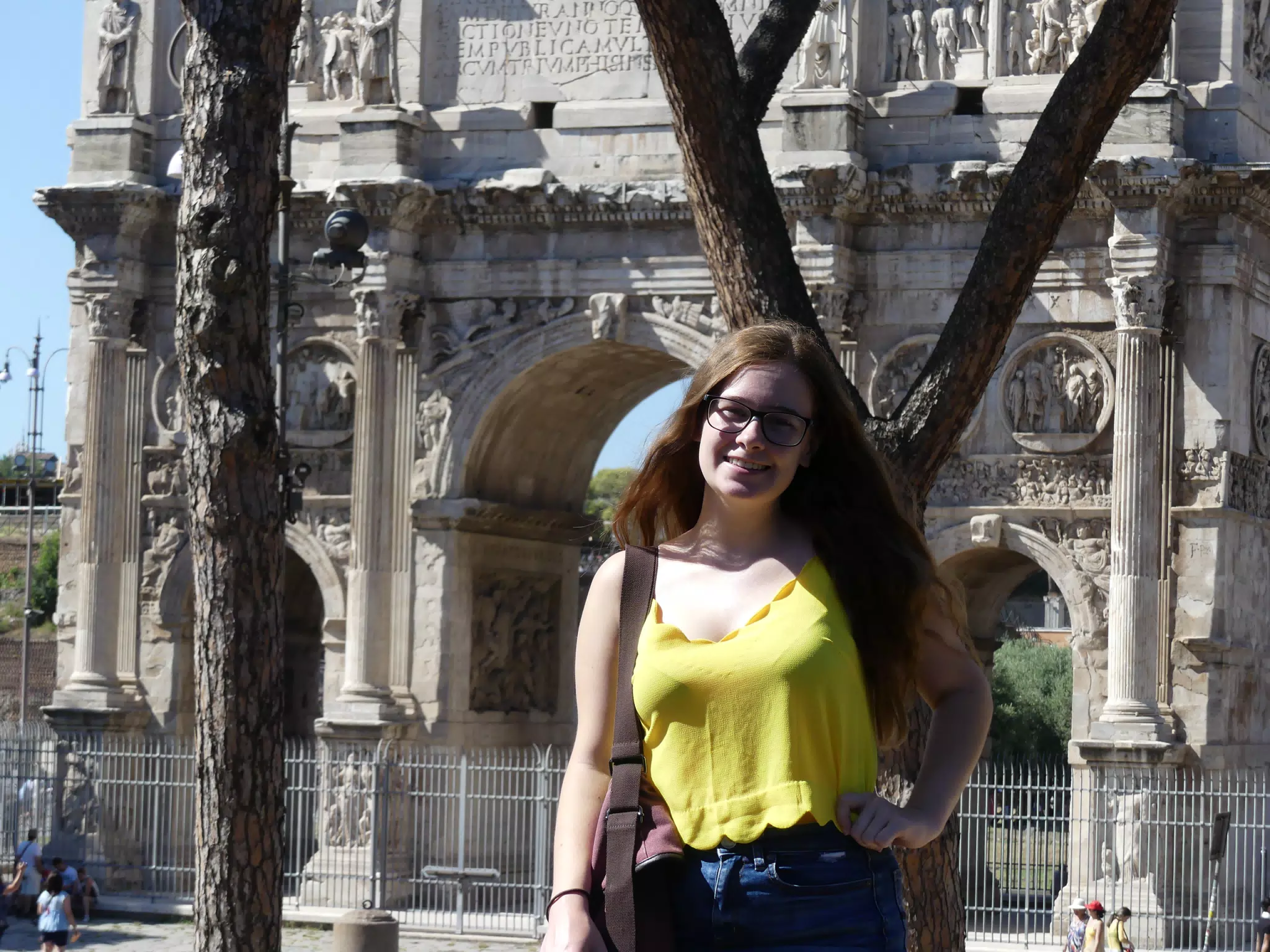 Teen by Roman Arch
