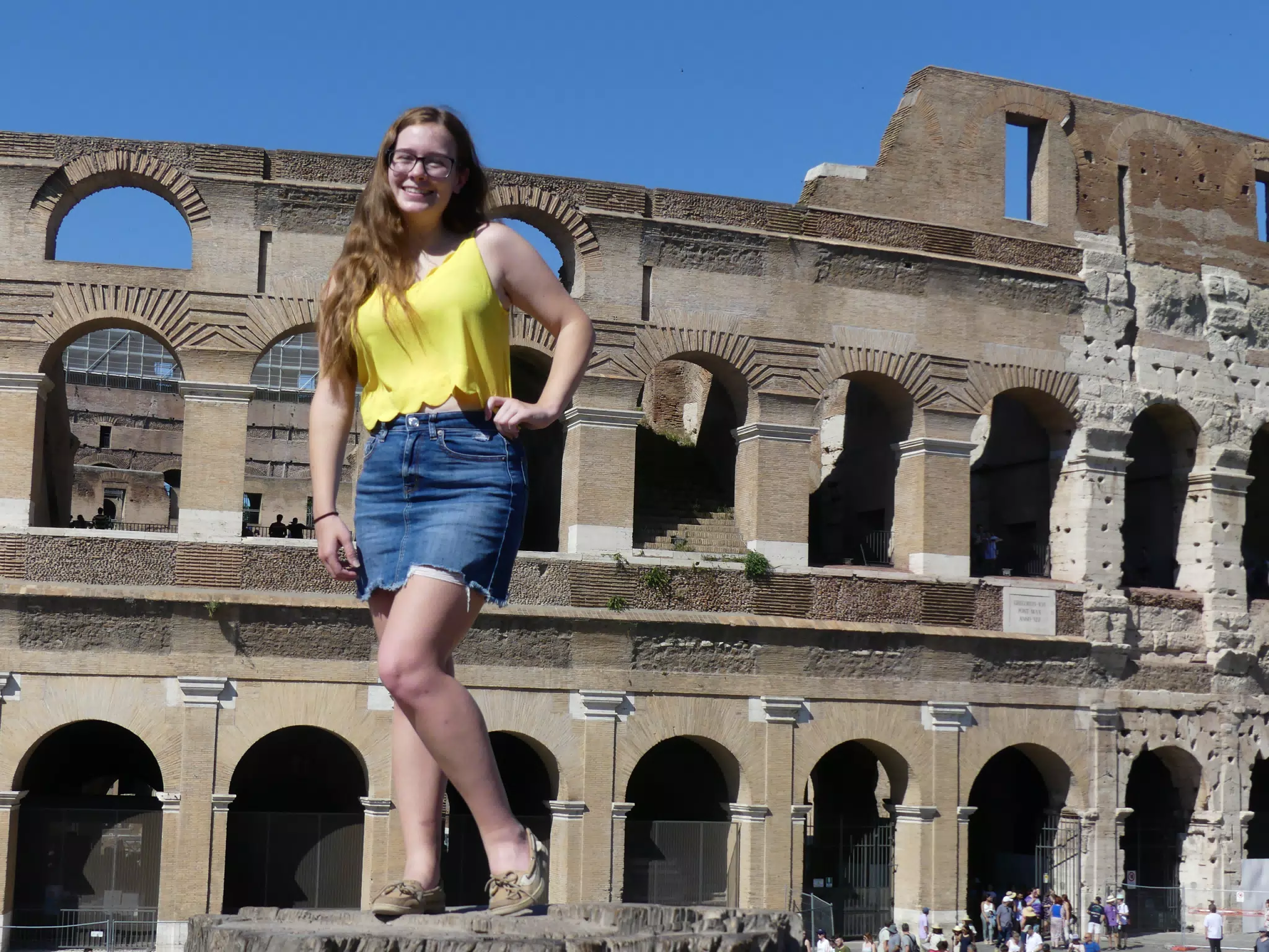 Teen at the Colosseum
