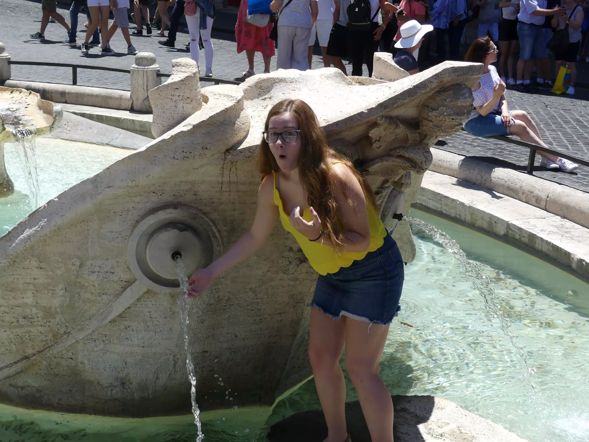 Surprisingly Cold Water at Fountain