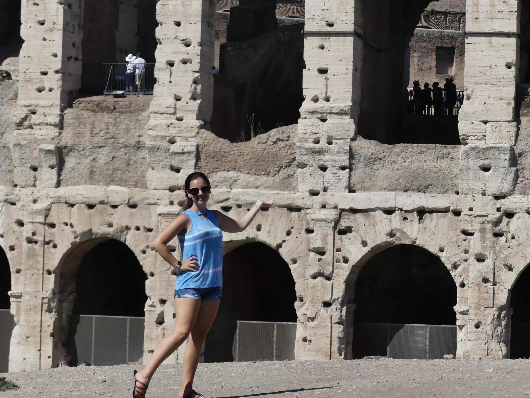 Teen Model at the Colosseum