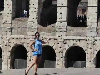 Teen Model at the Colosseum